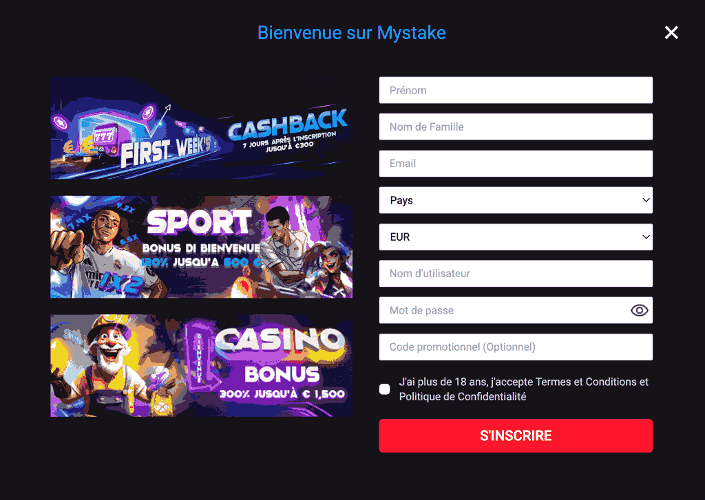 Bienevenue sur Mystake