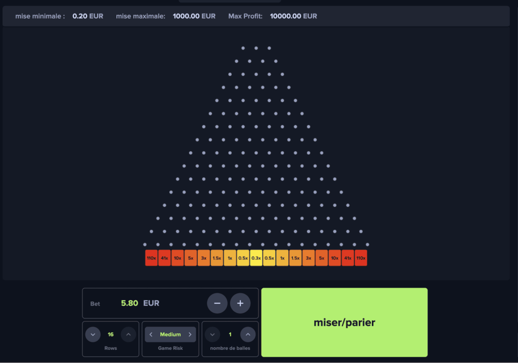 Comment jouer à Plinko au casino Mystake